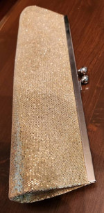 Elegant Sequin Gold Clutch