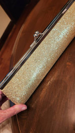 Elegant Sequin Gold Clutch