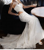 Galino Signature SWG400 COLOR SOFT WHITE wedding gown NEW  size 6   pl