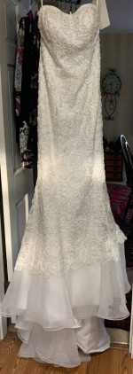Galino Signature SWG400 COLOR SOFT WHITE wedding gown NEW  size 6   pl