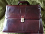 Italian Bosca Leather Briefcase