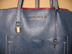 **Reduced**Marc Jacob Navy Blue Leather Tote