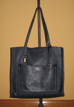 **Reduced**Marc Jacob Navy Blue Leather Tote