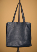 **Reduced**Marc Jacob Navy Blue Leather Tote