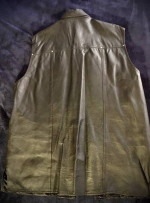 HARLEY DAVIDSON MEN'S XL VINTAGE (90'S) LEATHER VEST -REDUCED!