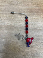 Red Hat Society items - clothing, pins, stationary, quilt, towels, etc