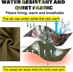3XL Hunting Camo Outfit Jacket Pants Water Resistant Insulated
