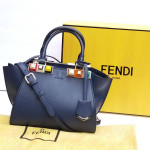 Fendi Petite Mini 3Jours Studded Leather satchel handbag