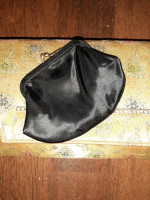 Brocade (Gold) Evening Clutch - Vintage 1950's