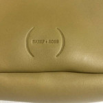 "NEW" SAREP + ROSE Rectangular Sage Green Leather Crossbody Handbag