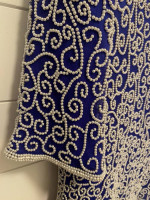 Laurence Kazar Women's Bead-Embellished Silk Blouse - Size PM