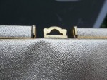 Gold Purse Clasp or Shoulder Held