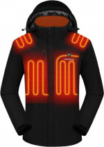 Venustas Men's Heated Jacket with Battery pack 7.4V, Windproof Electri