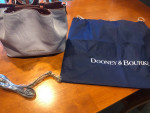 Dooney & Bourke Lizard Embossed Leather Large Barlow Tote