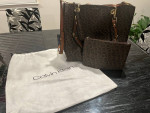 Calvin Klein large signature tote like new