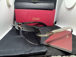 Cartier buffalo horn glasses