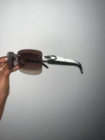 Cartier buffalo horn glasses