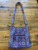 ***Vera Bradley The Classic Hipster in Lilac Tapestry***