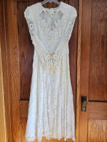 Vintage beaded wedding dress