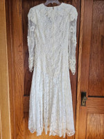 Vintage beaded wedding dress