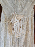 Vintage beaded wedding dress