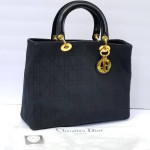 Authentic Vintage Christian Dior Lady Dior Cannage large handbag