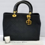 Authentic Vintage Christian Dior Lady Dior Cannage large handbag