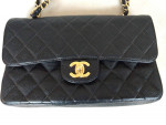 Authentic Chanel Caviar Quilted Small Double Flap Black