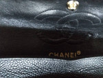 Authentic Chanel Caviar Quilted Small Double Flap Black