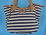 Rosetti medium hand bag / purse, 100% cotton with vinyl trim