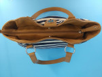 Rosetti medium hand bag / purse, 100% cotton with vinyl trim
