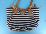 Rosetti medium hand bag / purse, 100% cotton with vinyl trim