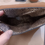Purse and small matching cosmetics bag, new condition