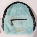 Betsey Johnson Faux Fur Hooded Narwhal Backpack