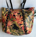 $298 Patricia Nash Rare CUBAN TROPICAL Large Benvenuto Tote Handbag