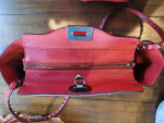 Valentino Garavani "Rockstud" Red Leather Handbag