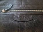 COACH Black Pebble Grain Leather Purse