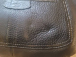 COACH Black Pebble Grain Leather Purse