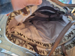 Michael Kors Logo Brown Jacquard Purse