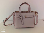 authentic new Michael Kors Emilia Pink Small Pebbled Leather Satchel