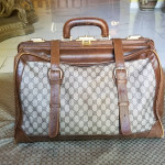 Rare vintage Gucci Travel boston luggage