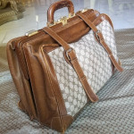 Rare vintage Gucci Travel boston luggage