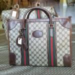 Vintage Gucci Boston Carryall weekender mini luggage handbag