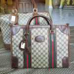 Vintage Gucci Boston Carryall weekender mini luggage handbag