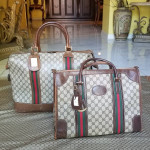 Vintage Gucci Boston Carryall weekender mini luggage handbag