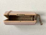 Preowned Coach Pink Hardshell Clutch Crossbody Saffiano Leather
