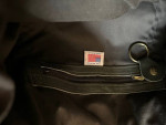 Stone Mountain soft blue leather hobo style bag, perfect cond