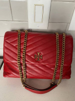 Tory Burch Kira Chevron Red Apple