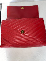 Tory Burch Kira Chevron Red Apple
