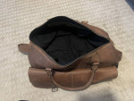 British Belt Holkham Leather Weekender